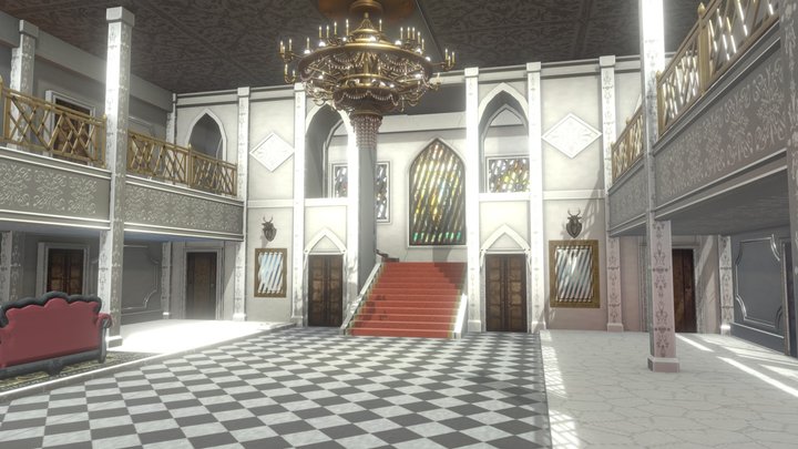 Entrance Hall 3D Model