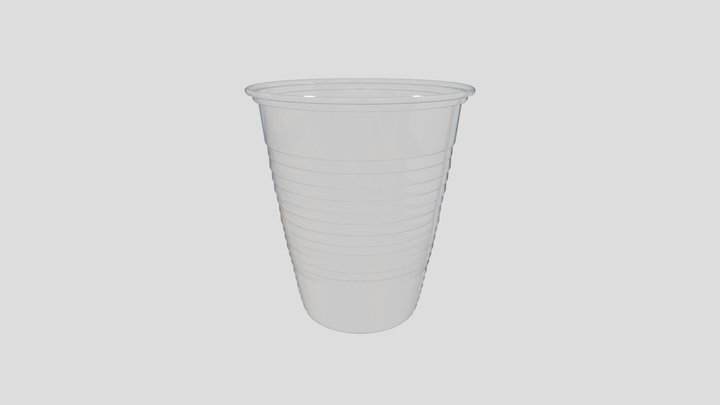 Water Cup 3D Model