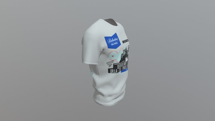T Shirt V2 3D Model