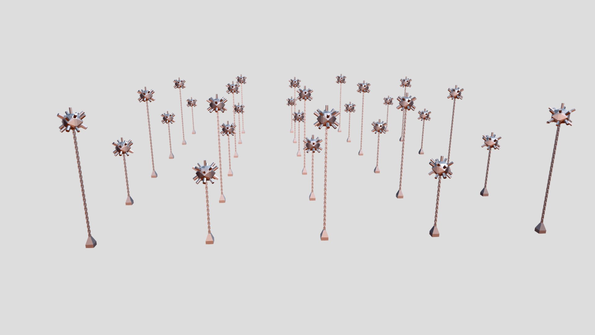 Sea Mine Cluster