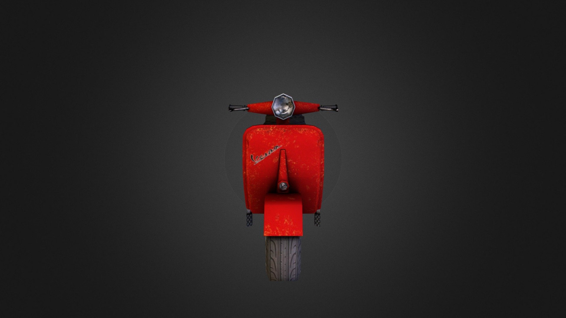 Red Vespa
