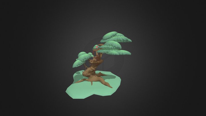Tree House 3D 3D Model