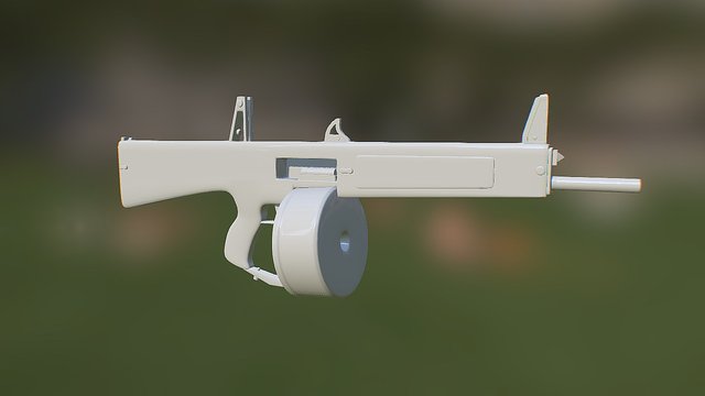 AA-12 Auto Shotgun 3D Model