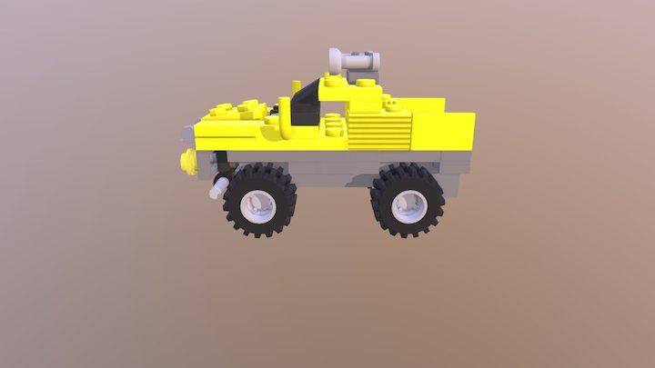 LEGO Offroad 3D Model