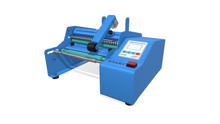 STS808 is a semi-automatic labelling machine 3D Model