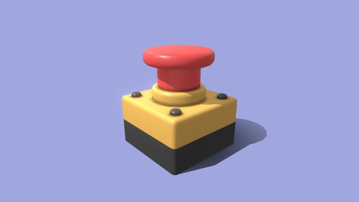 Button 3D Model