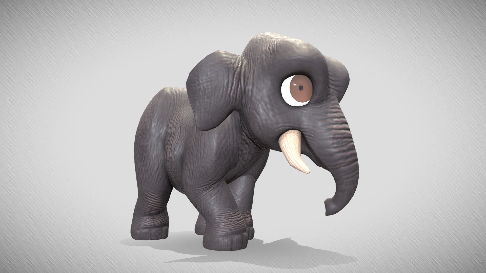 Cartoon Elephant - Buy Royalty Free 3D model by Kyan0s (@kyan0s) [c374dcd]