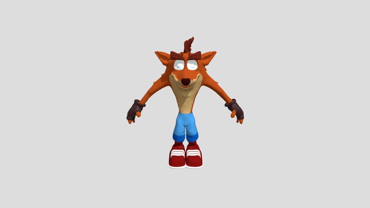 Crash Bandicoot 3D Model