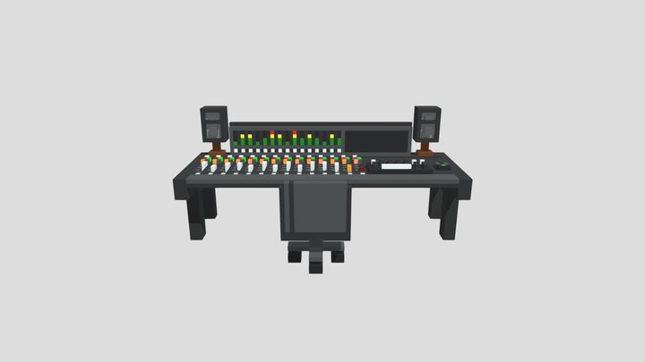 Mixing Desk 3D Model