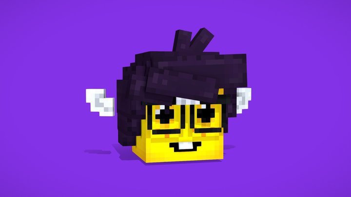 SAIKO EMOJI MINECRAFT 3D Model