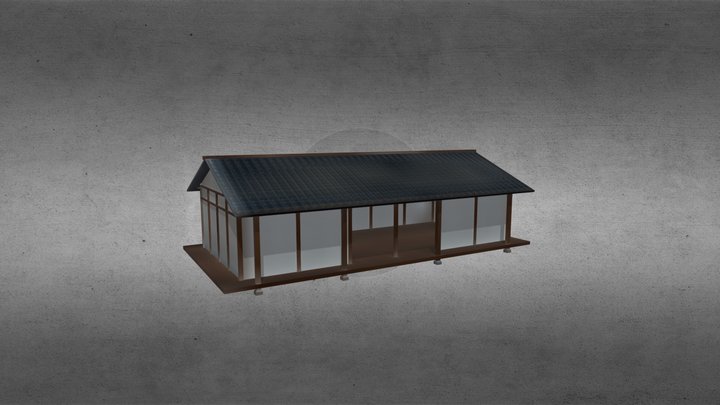old japan house 3D Model