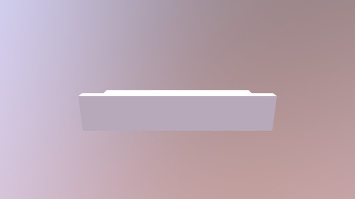 Upper Horizontal Support for Star Trek Tricorder 3D Model