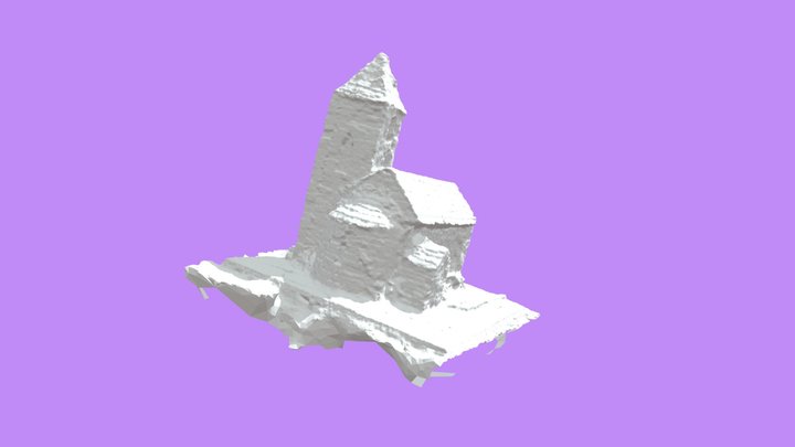 Església Romànica Sant Climent de Taüll 3D Model