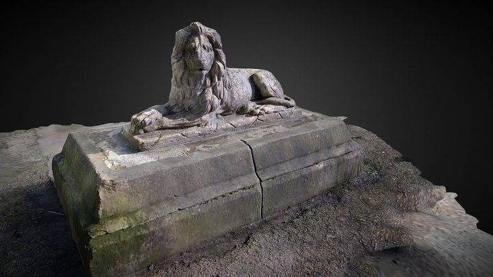 Photogrammetry - Lion Statue 3D Model