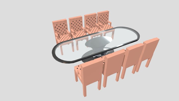 Dinning Table 3D Model