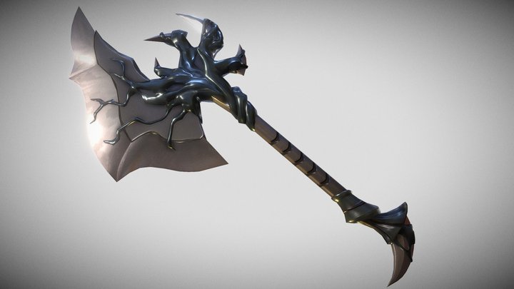 One Handed Axe_31 3D Model