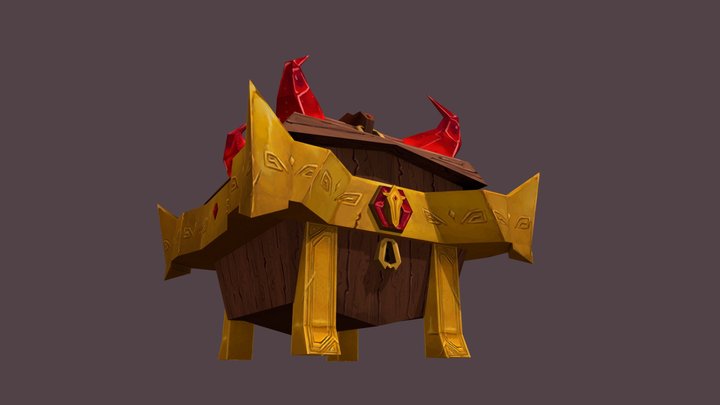 DAE Warchest 3D Model