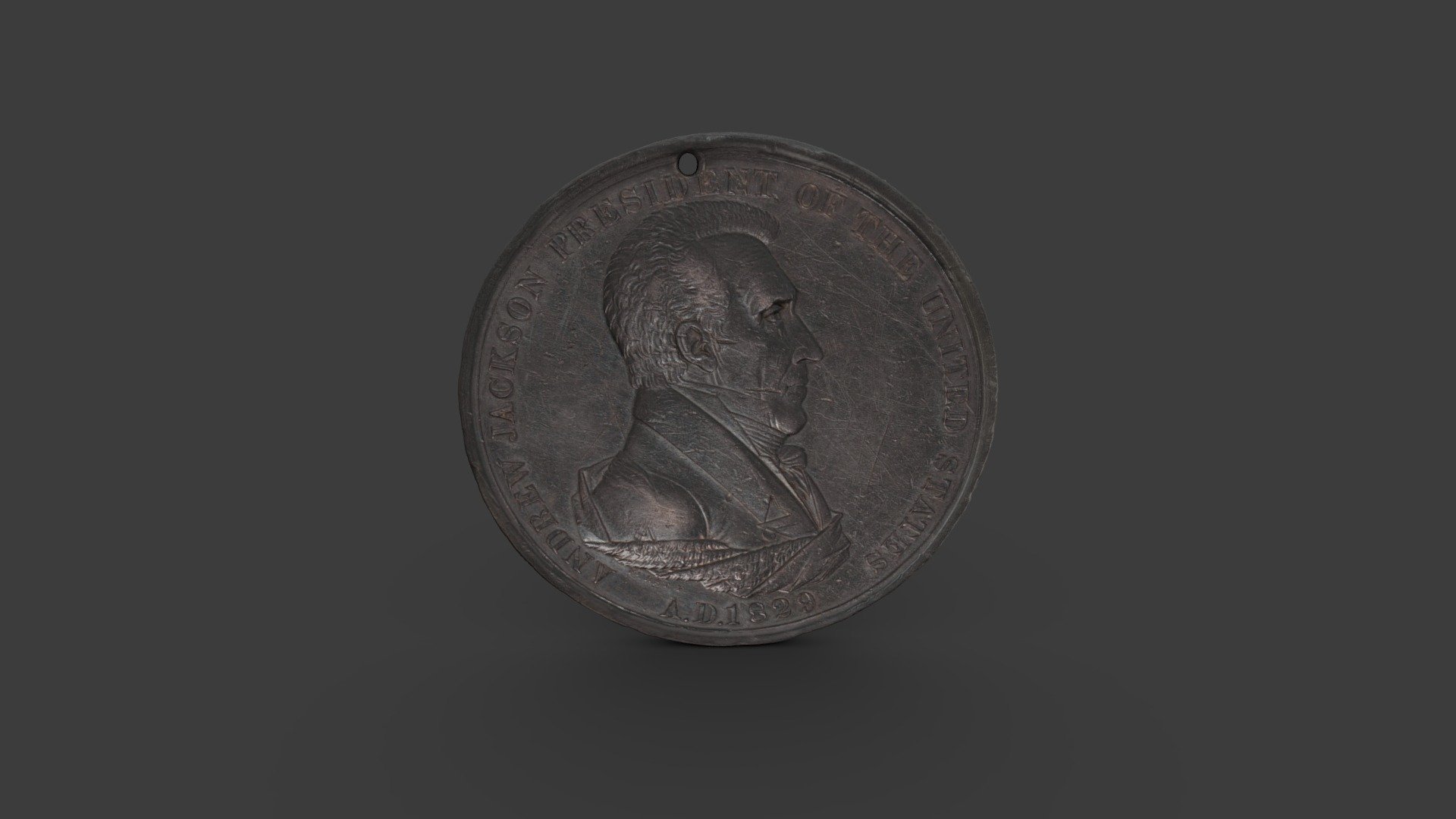 Andrew Jackson Silver Medal