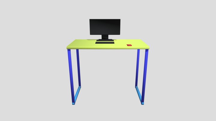 Table Computer 3D Model