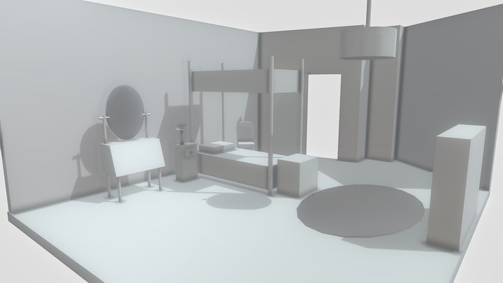 Coraline's Other Bedroom 3D Model
