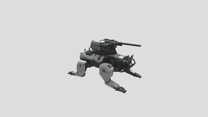 Mechanical Sentinel Robot D.A.W.G, dawg from BO7 3D Model