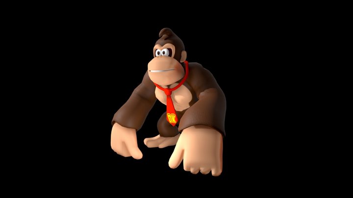 Donkey Kong Bananza (Rig + Shape Keys) 3D Model