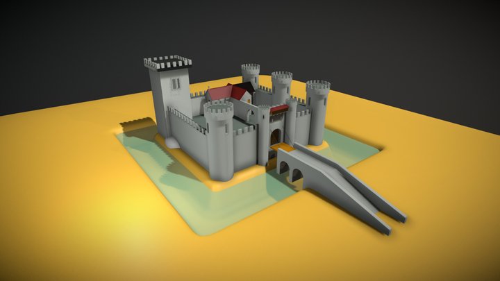 Castillo medieval 3D Model