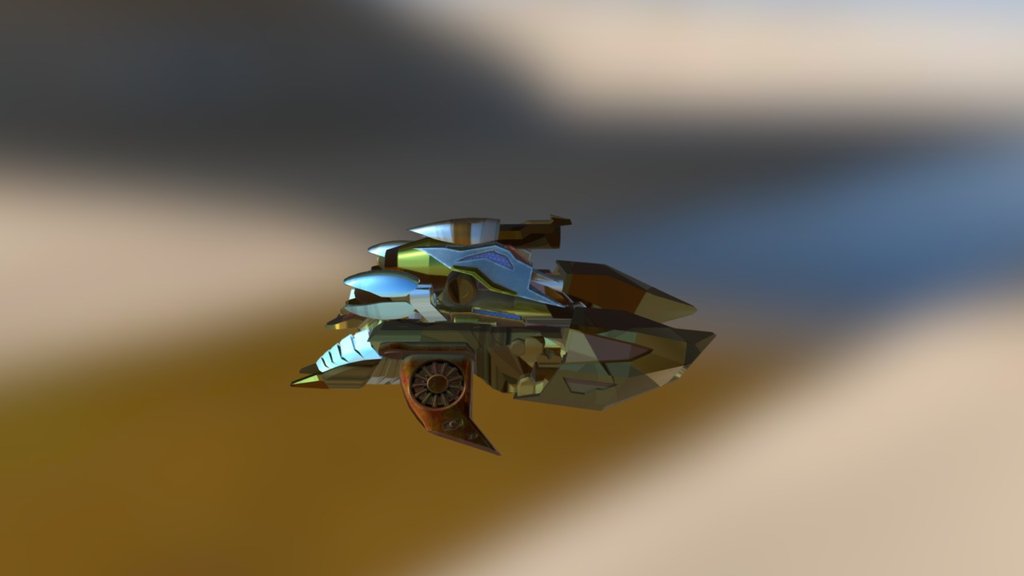 SCI FI BATTLE SHIP