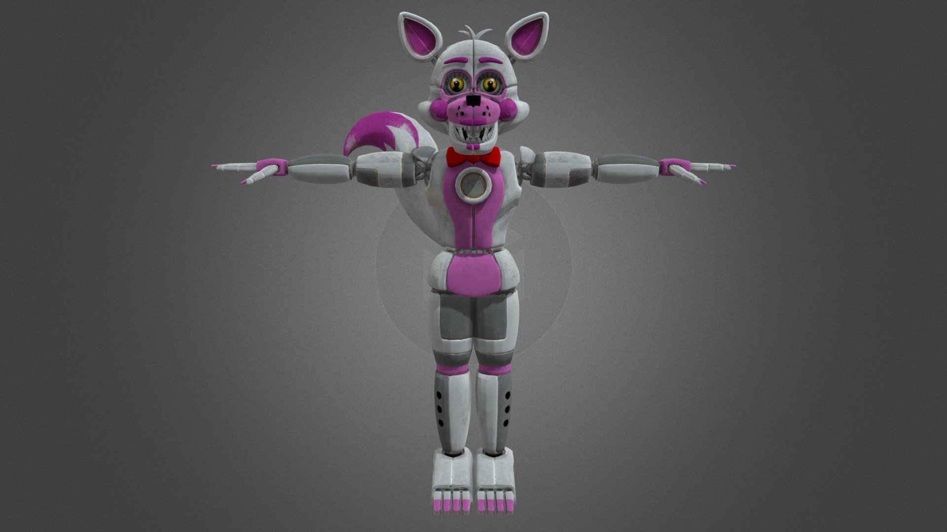 Funtime Foxy | Sister Location - 3D model by juztandy (@juztandyyy ...