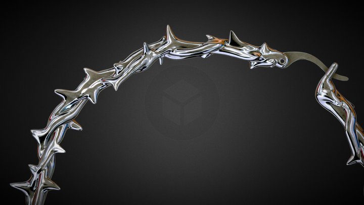 "Crown of Thorns" Earring