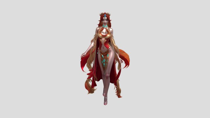 Liu Qiyue - the demon hunter – Kostenloses 3D-Modell STL