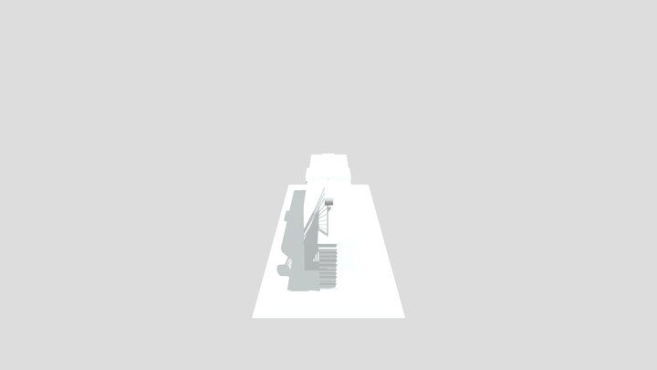 候车站 3D Model
