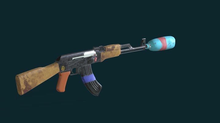 AK 47 3D Model