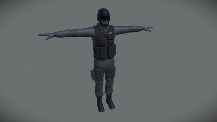 Swat 3D Model