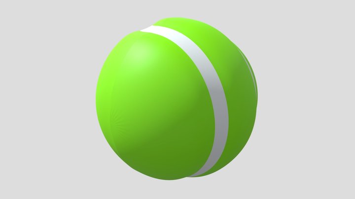 Tennis Ball (check description) – Kostenloses 3D-Modell STL