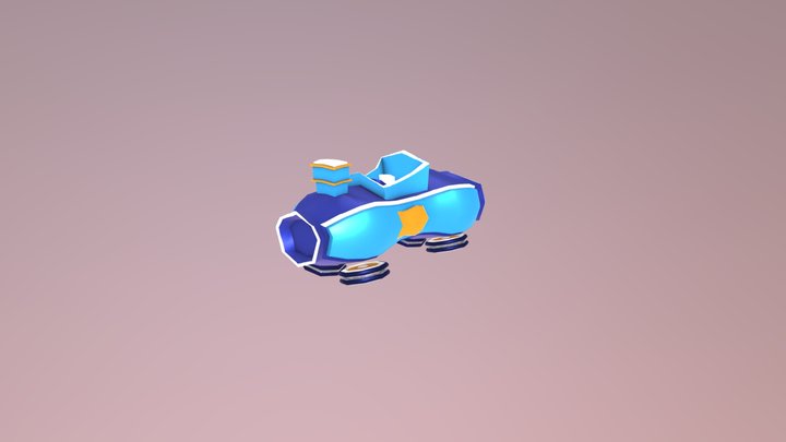 Hovercar 3D Model