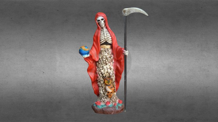 Estatua de la Muerte (RAW-Topo) 3D Model