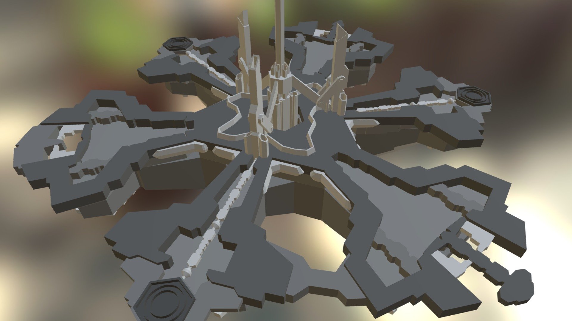 [STARGATE] Atlantis city lowpoly