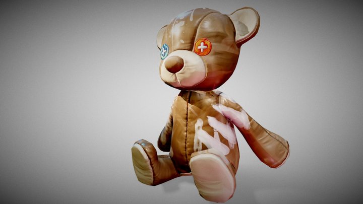 Tainted Teddy 3D Model