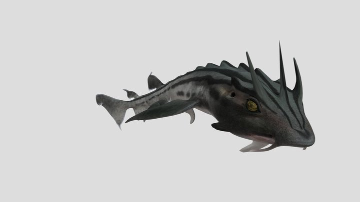 Demon shark full texture – Free 3D Model STL