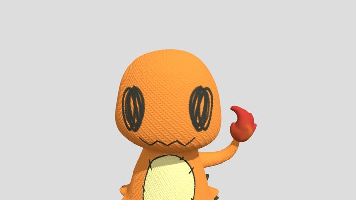 uploads_files_4187385_mimikyu+charmander 3D Model