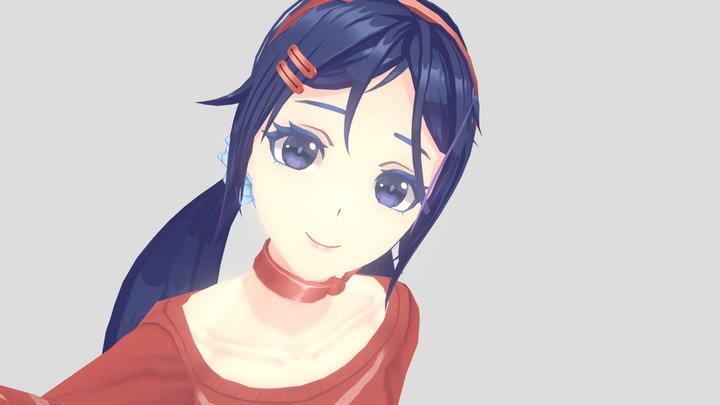 MitaSideGirl_ Selfi! 3D Model