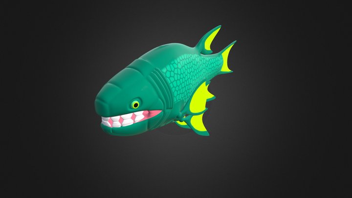 CONCEPT: AQUATIC CREATURE 001 3D Model