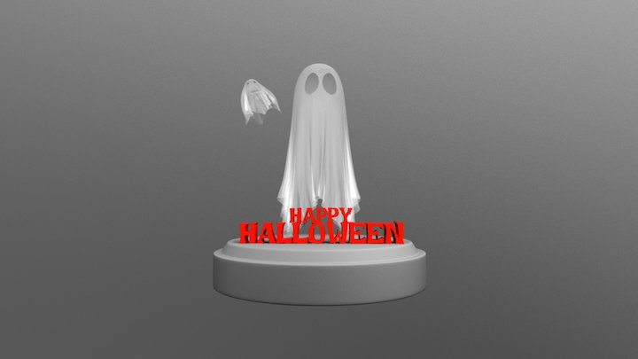 Ghost-Halloween 3D Model