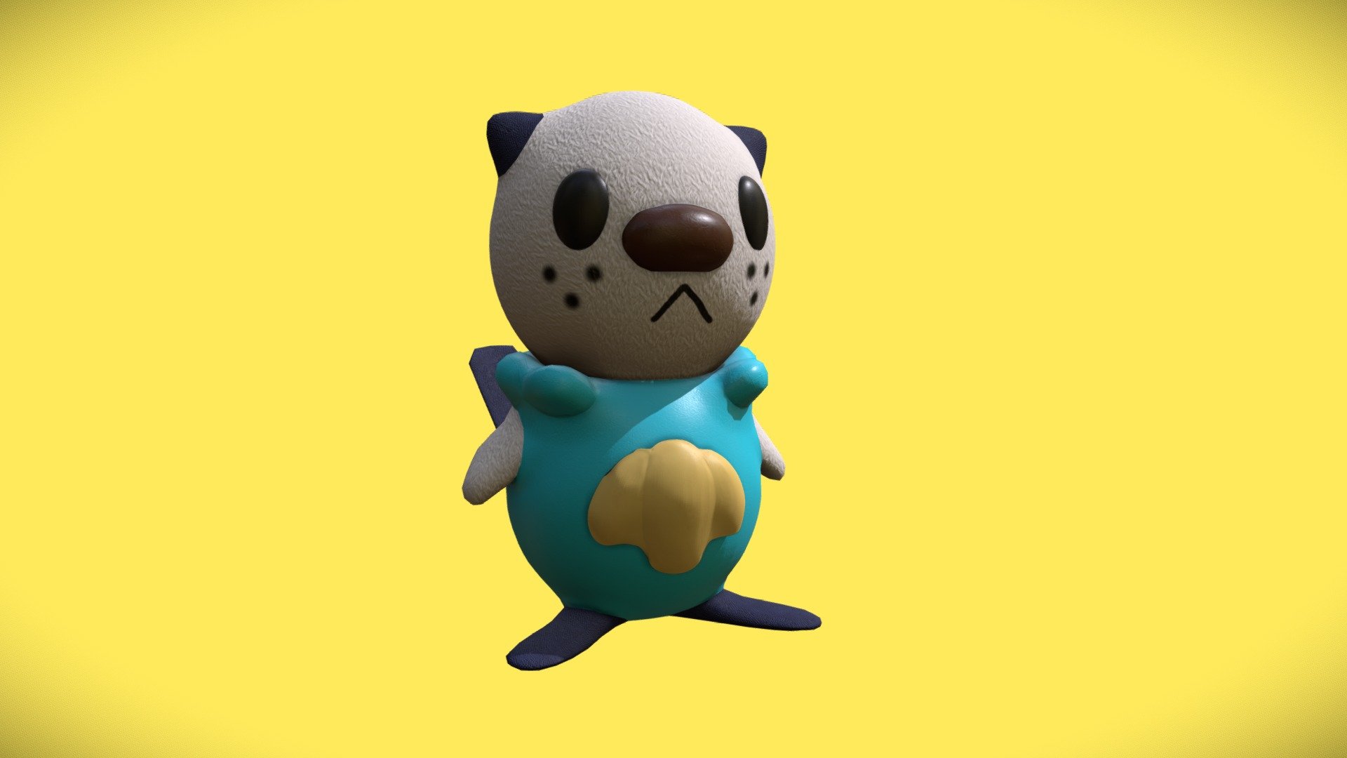 Oshawott - 3D model by juandiav [c38e6bd] - Sketchfab