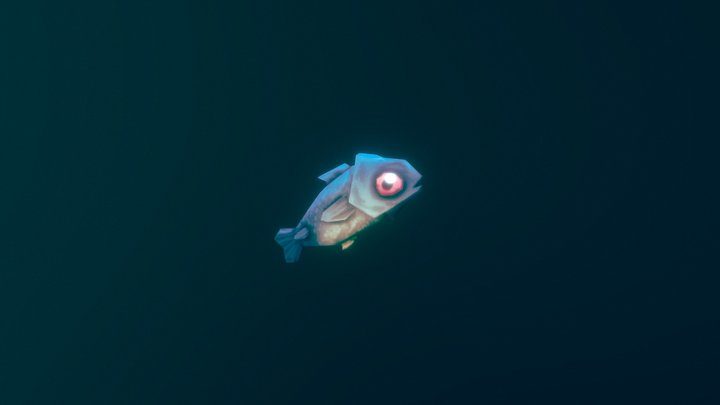 Hand painted: FISH 3D Model