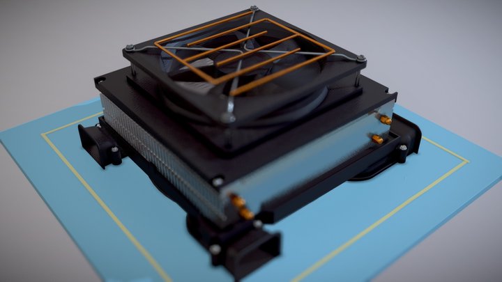 PICA PICA - Factory Central Processing Unit 01 3D Model