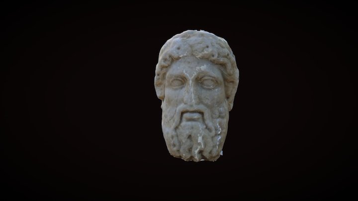 Statue in Delos 3D Model