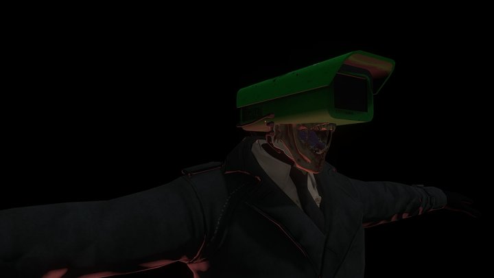 Zombie Cameraman – Free 3D Model STL