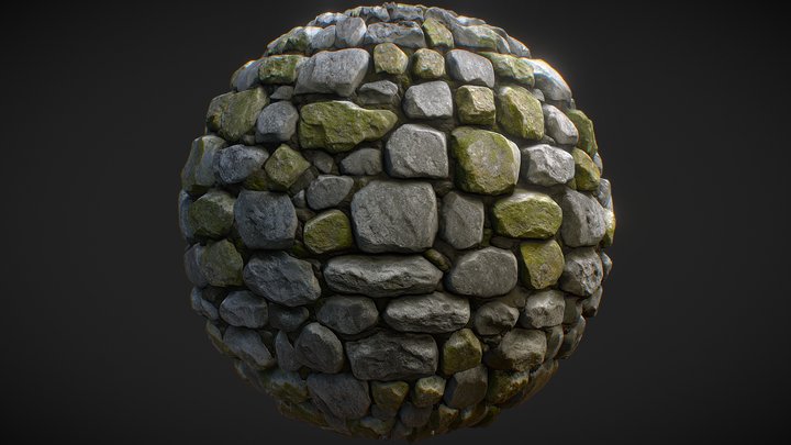 Seamless Rustic Stone Wall & Floor Texture 012